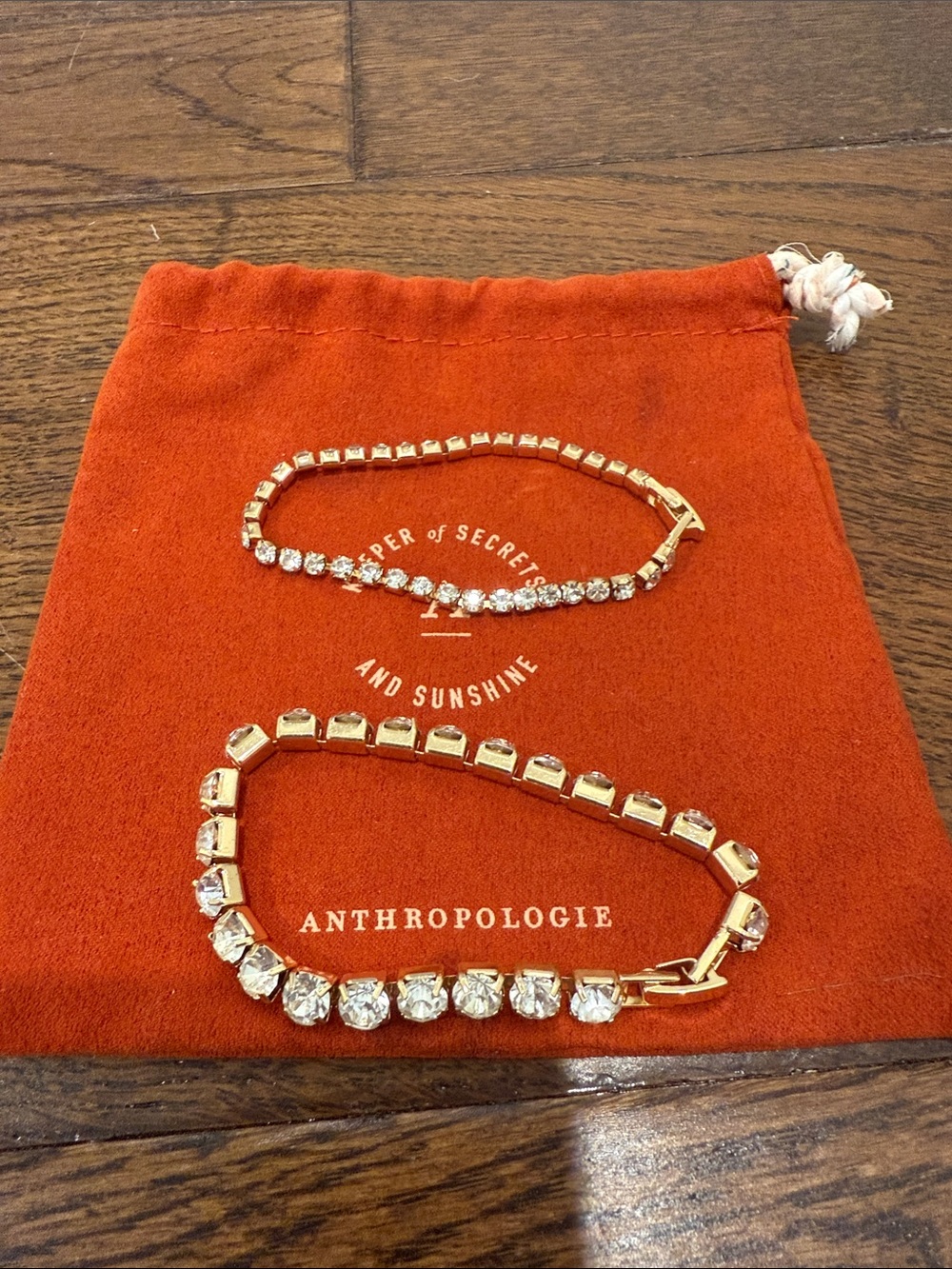 Anthropologie tennis bracelets